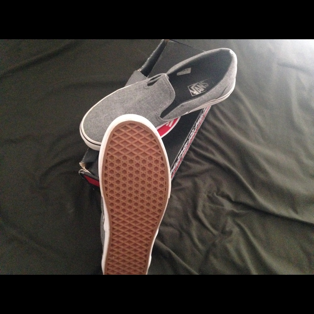 Vans Gray Slip-Ons *SOLD*